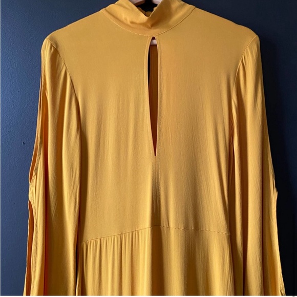 S/W/F Revolve Raline Maxi Dress Mustard Size Medium - Picture 4 of 13